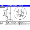 ATE 24.0122-0150.1 Bremsscheiben 2 Stück VW