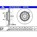 ATE Bremsenset Bremsscheiben Ø280 belüftet Bremsbeläge Ceramic vorn Audi A4