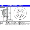 ATE 24.0122-0161.1 Bremsscheiben 2 Stück MERCEDES-BENZ