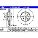 ATE 24.0120-0180.1 Bremsscheiben 2 Stück TOYOTA