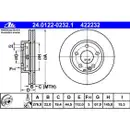 ATE 24.0122-0232.1 Bremsscheiben 2 Stück MERCEDES-BENZ