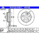 ATE 24.0122-0168.1 Bremsscheiben 2 Stück MERCEDES-BENZ