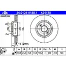 ATE 24.0124-0158.1 Bremsscheiben 2 Stück RENAULT