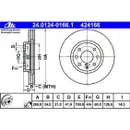 ATE Bremsenset Bremsscheiben 260 mm belüftet Bremsbeläge vorn Corsa C