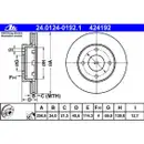 ATE 24.0124-0192.1 Bremsscheiben 2 Stück MITSUBISHI