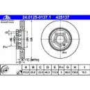 ATE 24.0125-0137.1 Bremsscheiben 2 Stück AUDI