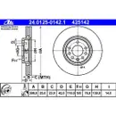 ATE 24.0125-0142.1 Bremsscheiben 2 Stück OPEL