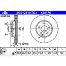 ATE 24.0128-0176.1 Bremsscheiben 2 Stück MERCEDES-BENZ