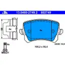 ATE Set Scheiben Ø312 vo Ø282 hi Beläge VW Audi Skoda Seat m. elek. Feststellbr.