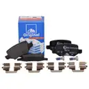 Original ATE Set Scheiben Ø288 vorn Ø258 hinten Bremsbeläge WK Mercedes A-Klasse