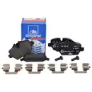 ATE Bremsenset Bremsscheiben Ø280 voll Bremsbeläge WK hinten BMW 1er