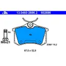 ATE Bremsenset Bremsscheiben Ø245 voll 5-Loch Bremsbeläge hinten Seat Exeo