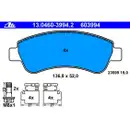 ATE Set Scheiben Ø266 vorn Ø247 hinten belüftet Beläge Citroen Xsara Peugeot