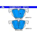ATE Set Scheiben Ø324 vorn Ø320 hinten Bremsbeläge WK BMW 5er 6er Limousine