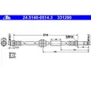 ATE 24.5140-0514.3 Bremsschlauch