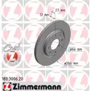 ZIMMERMANN 180.3006.20 Bremsscheiben 2 Stück CITROËN