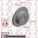 ZIMMERMANN 180.3019.20 Bremsscheiben 2 Stück FIAT