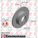 ZIMMERMANN 430.1492.20 Bremsscheiben 2 Stück RENAULT