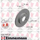 ZIMMERMANN 440.3107.20 Bremsscheiben 2 Stück PEUGEOT