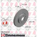ZIMMERMANN 590.2563.20 Bremsscheiben 2 Stück TOYOTA
