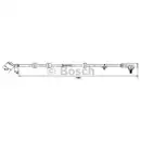BOSCH 0 265 007 537 Sensor, Raddrehzahl für NISSAN