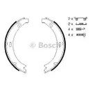 BOSCH 0 986 487 582 Bremsbackensatz, Feststellbremse