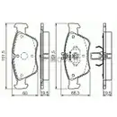 BOSCH 0 986 494 002 Bremsbelagsatz, Scheibenbremse