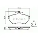 BOSCH 0 986 494 010 Bremsbelagsatz, Scheibenbremse