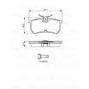 BOSCH 0 986 494 011 Bremsbelagsatz, Scheibenbremse