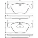 BOSCH 0 986 494 007 Bremsbelag