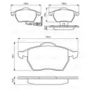BOSCH 0 986 494 018 Bremsbelagsatz, Scheibenbremse