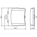 BOSCH 0 986 494 016 Bremsbelagsatz, Scheibenbremse