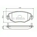 BOSCH 0 986 494 026 Bremsbelagsatz, Scheibenbremse