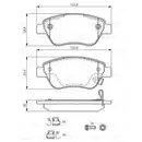 BOSCH 0 986 494 092 Bremsbelagsatz, Scheibenbremse