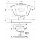 BOSCH 0 986 494 104 Bremsbelagsatz, Scheibenbremse