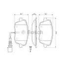 BOSCH 0 986 494 105 Bremsbelagsatz, Scheibenbremse