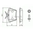BOSCH 0 986 494 095 Bremsbelagsatz, Scheibenbremse