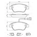 BOSCH 0 986 494 113 Bremsbelagsatz, Scheibenbremse
