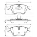 BOSCH 0 986 494 118 Bremsbelagsatz, Scheibenbremse