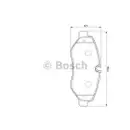 BOSCH 0 986 494 121 Bremsbelagsatz, Scheibenbremse