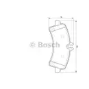 BOSCH 0 986 494 122 Bremsbelagsatz, Scheibenbremse