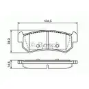 BOSCH 0 986 494 133 Bremsbelagsatz, Scheibenbremse