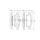 BOSCH 0 986 494 130 Bremsbelagsatz, Scheibenbremse