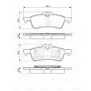 BOSCH 0 986 494 130 Bremsbelagsatz, Scheibenbremse