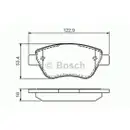 BOSCH 0 986 494 132 Bremsbelagsatz, Scheibenbremse