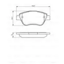 BOSCH 0 986 494 132 Bremsbelagsatz, Scheibenbremse