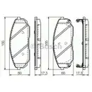 BOSCH 0 986 494 143 Bremsbelag