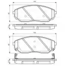 BOSCH 0 986 494 143 Bremsbelag