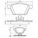 BOSCH 0 986 494 159 Bremsbelagsatz, Scheibenbremse