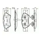 BOSCH 0 986 494 165 Bremsbelagsatz, Scheibenbremse